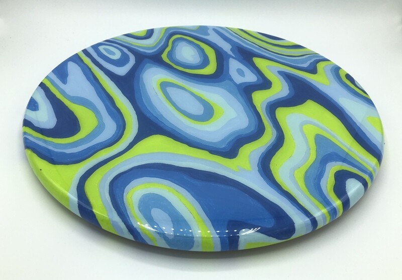 “Op Art” Serving Turntable