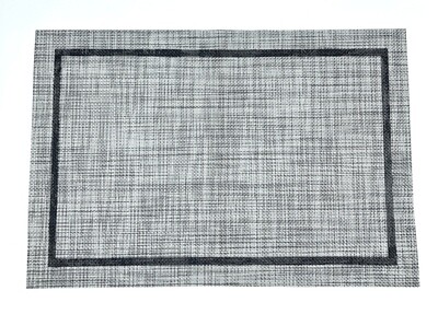 “Graphis” - Set of Four Hand Stenciled Placemats