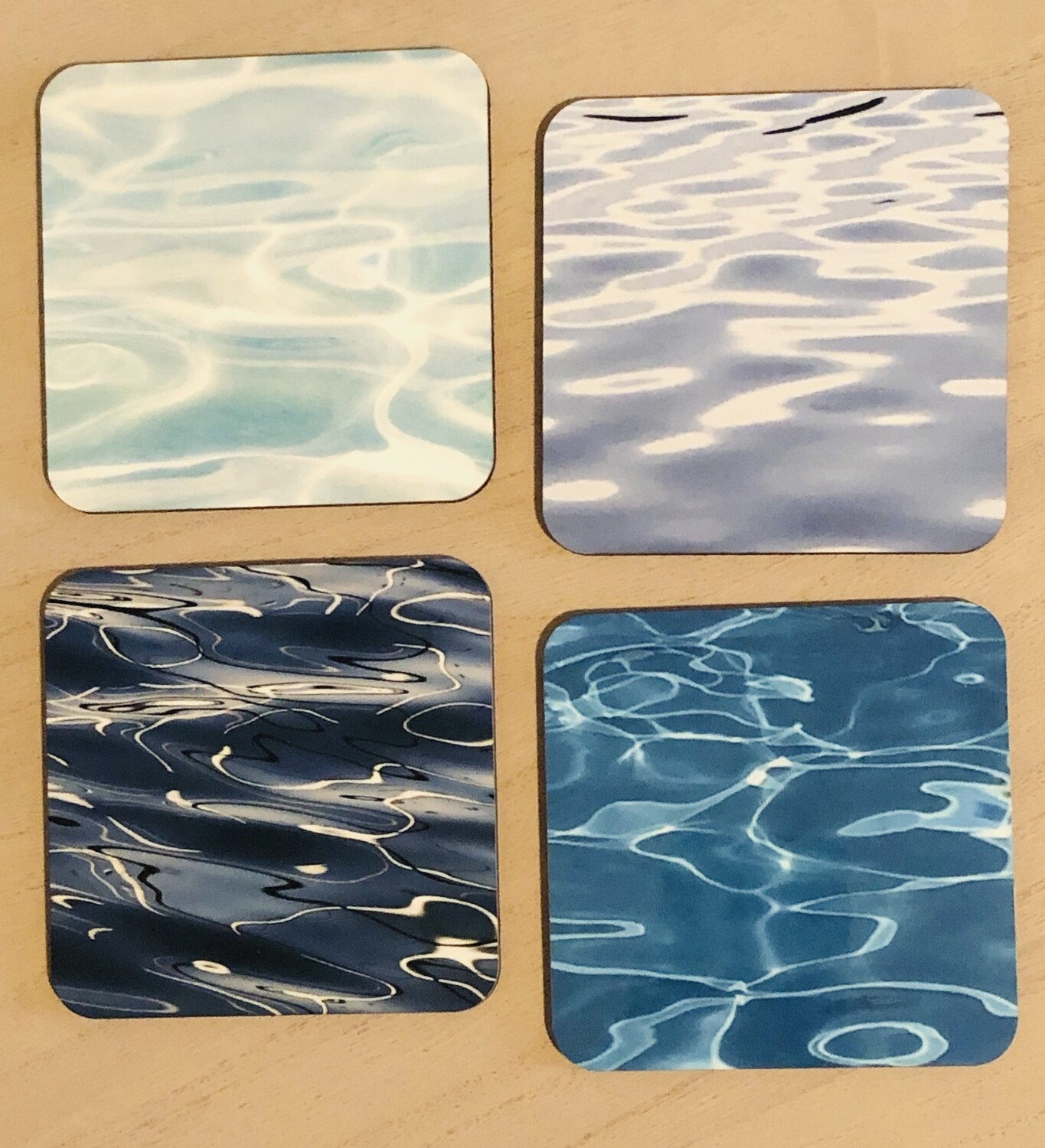 “Pools” - Set of Four Coasters