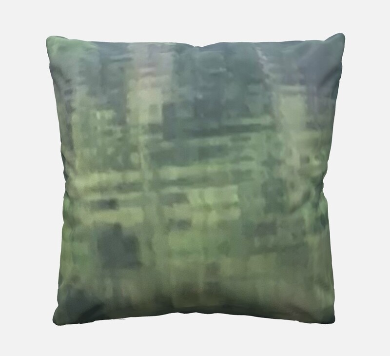 “By the Lake” - Custom 16&quot; Linen Throw Pillow