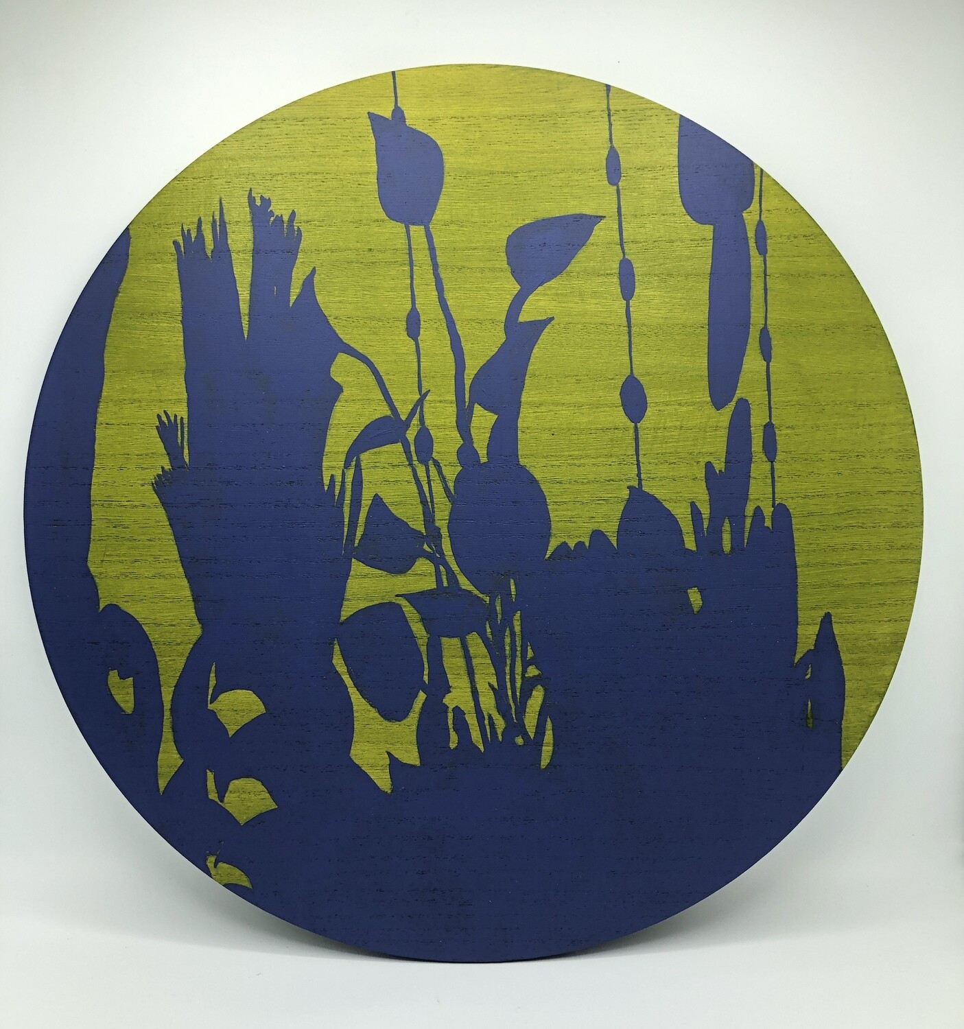 “Cast Shadows” Hand Painted Wood Serving Board/Platter