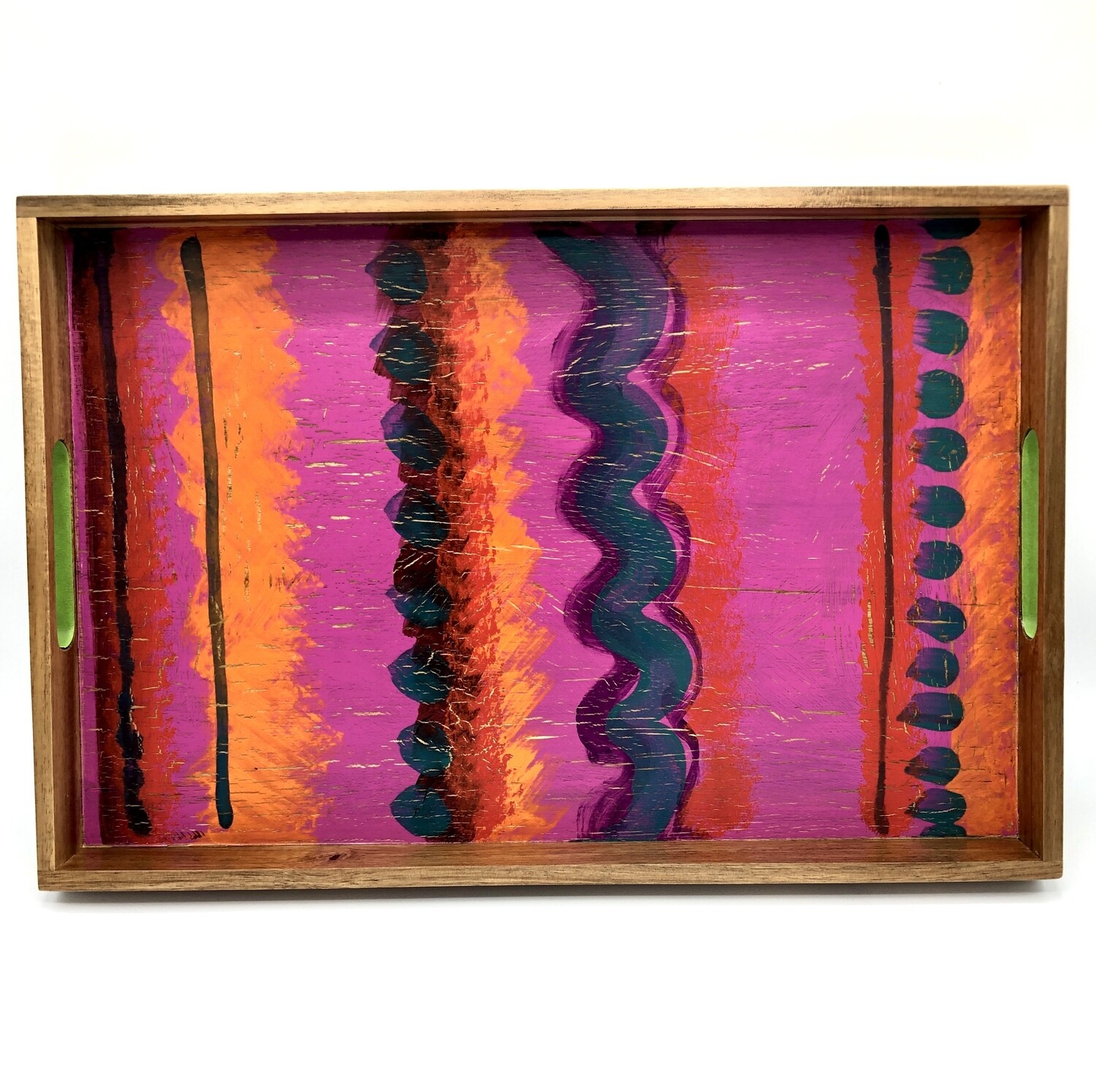 “Party Time” Hand Painted Serving Tray