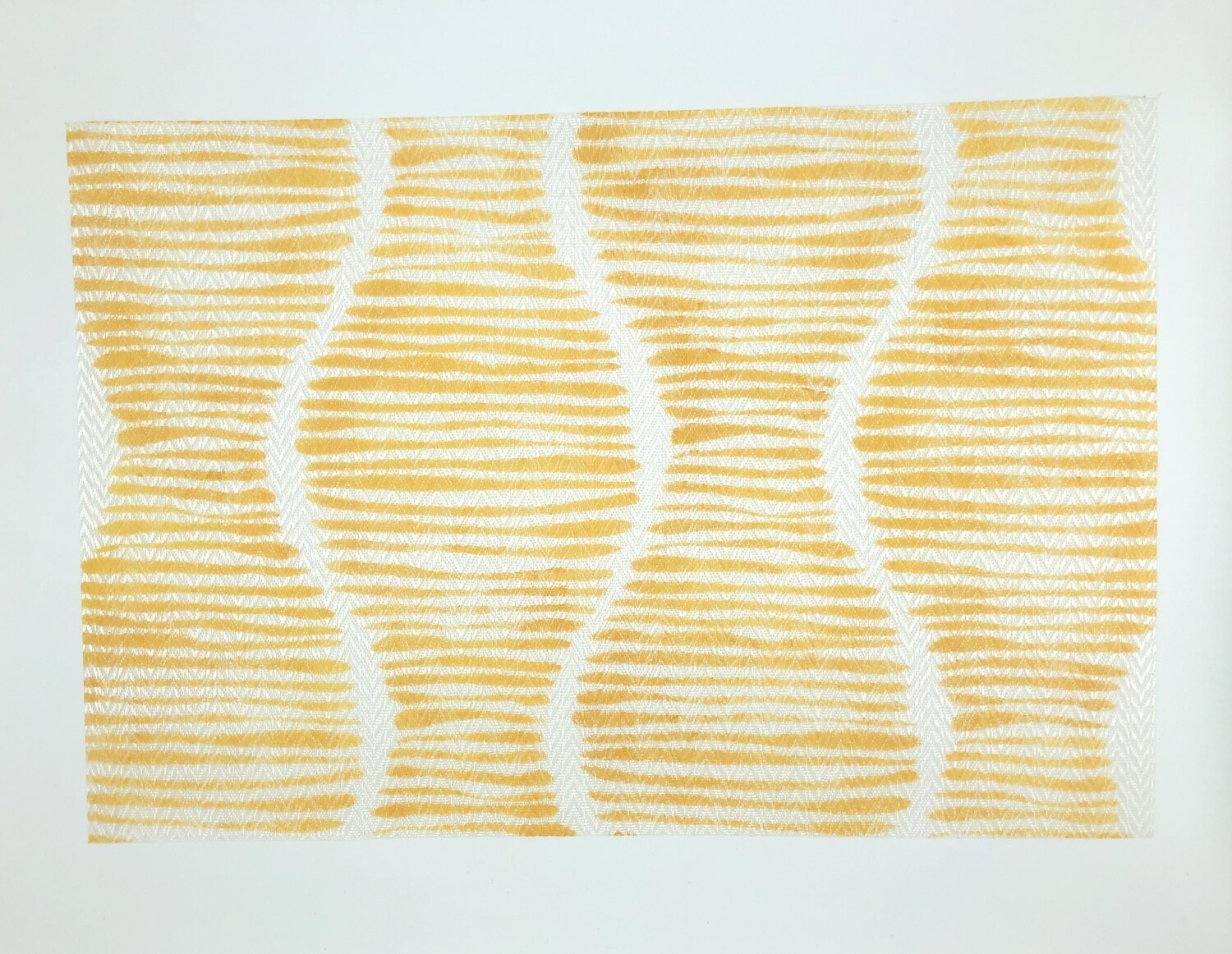 “Twists” Set of Four Hand Stenciled Placemats