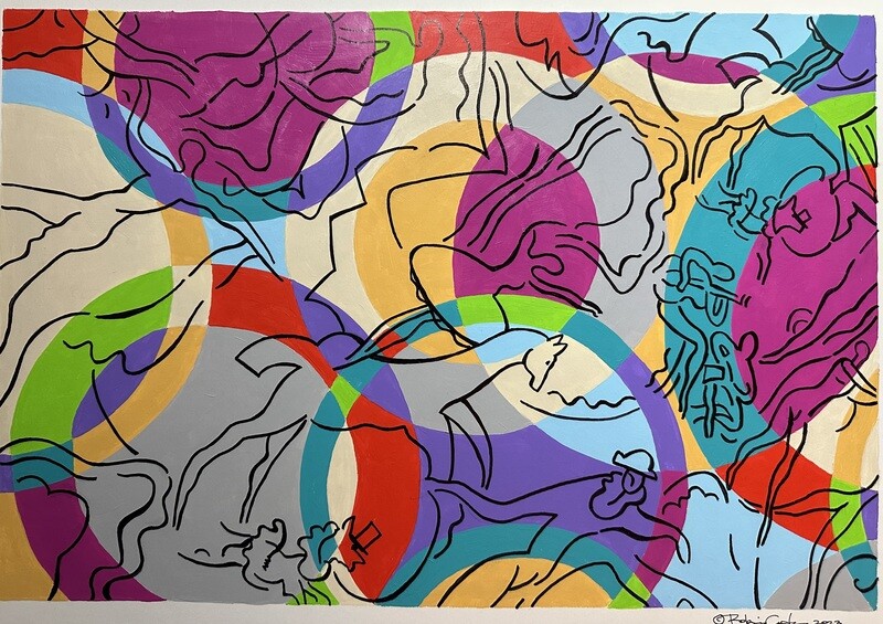 “Circus” - Pad of 24 Printed Paper Placemats