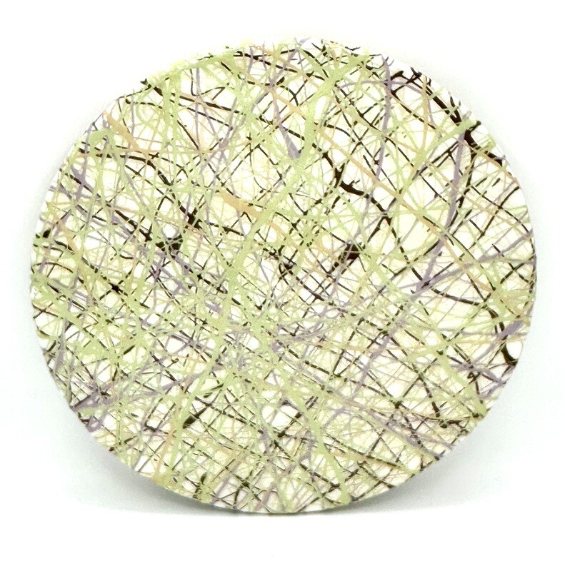 “Lime Weave” Serving Turntable