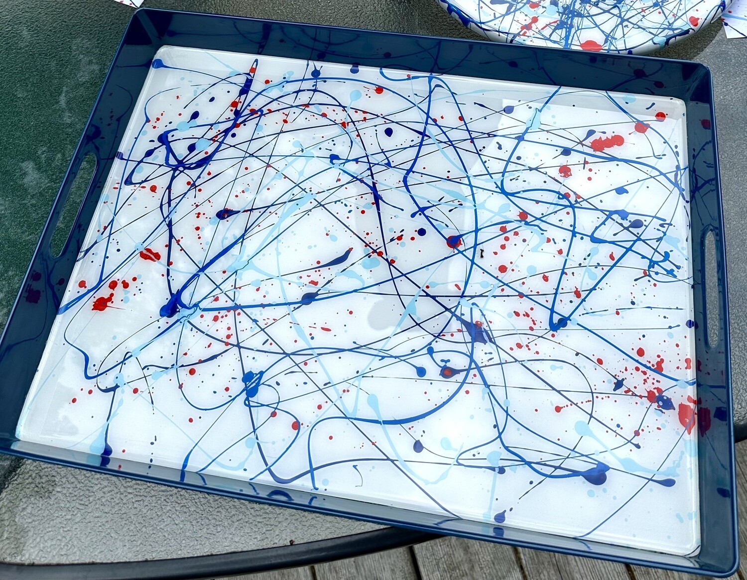 “Freedom” - Hand Painted Serving Tray