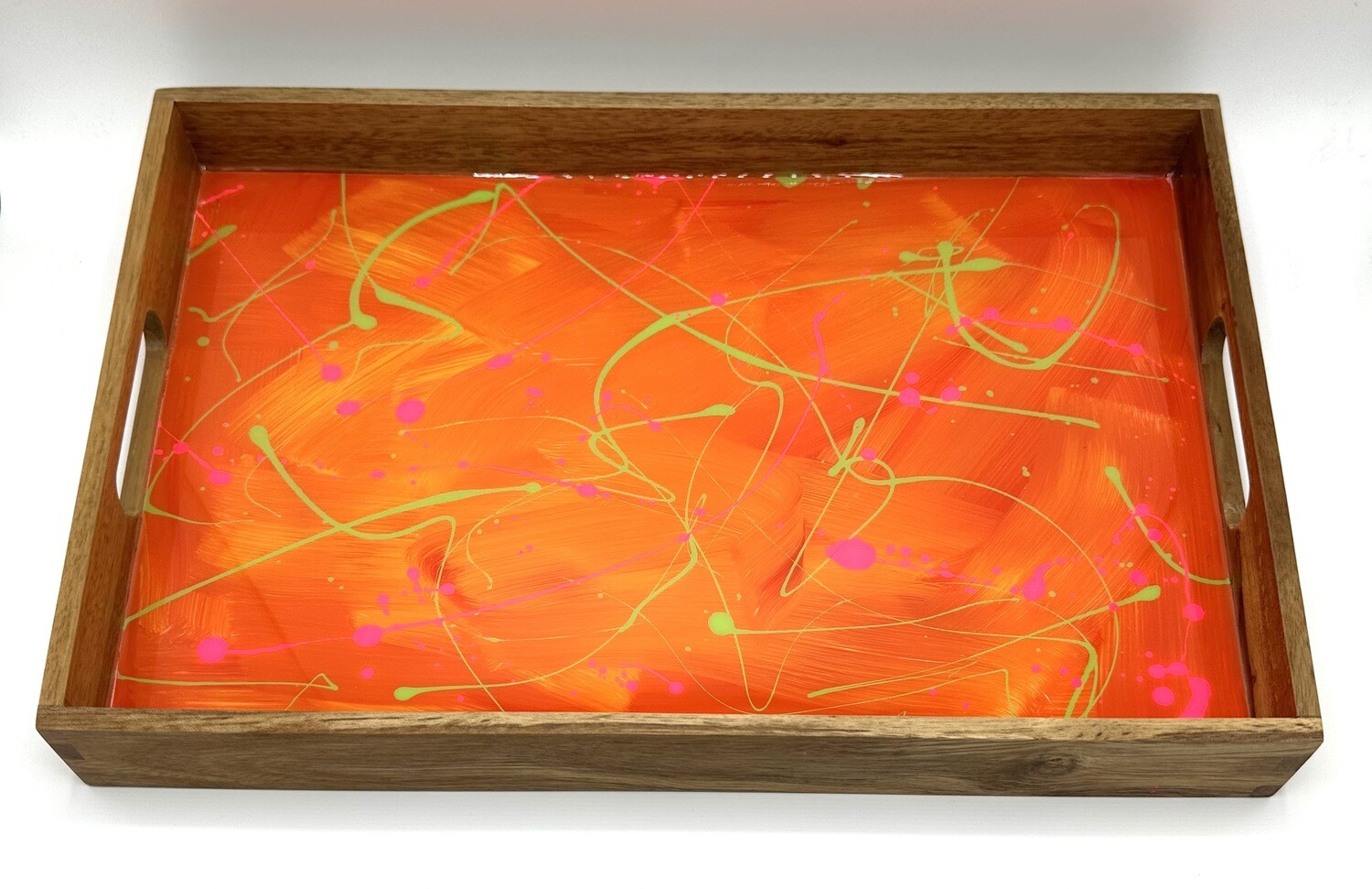 “Fireflies” Hand Painted Serving Tray