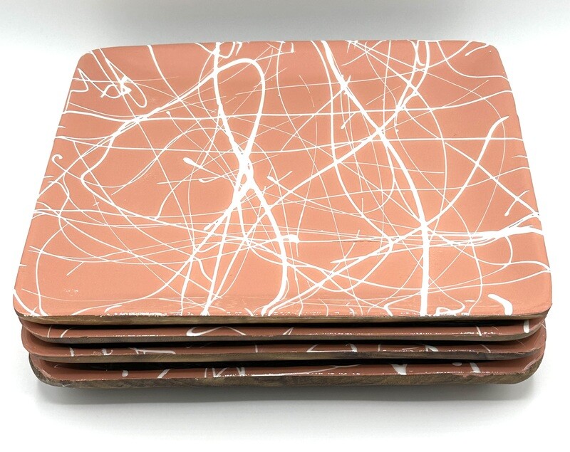 “Flight” Set of Four Serving Plates