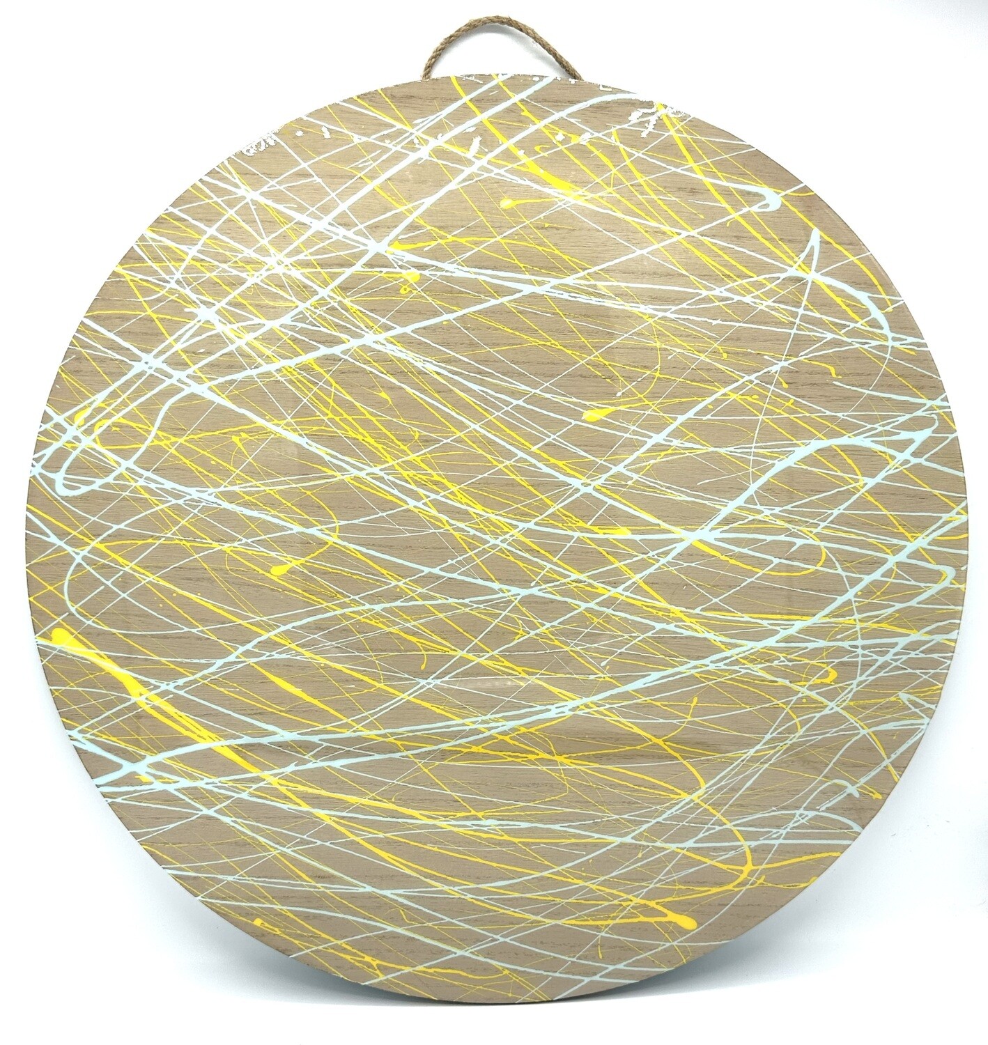 “Terra Firma” - Hand Painted Wood Serving Board/Platter
