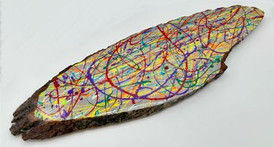 “Splatter Slice Duo” Large Serving Platters
