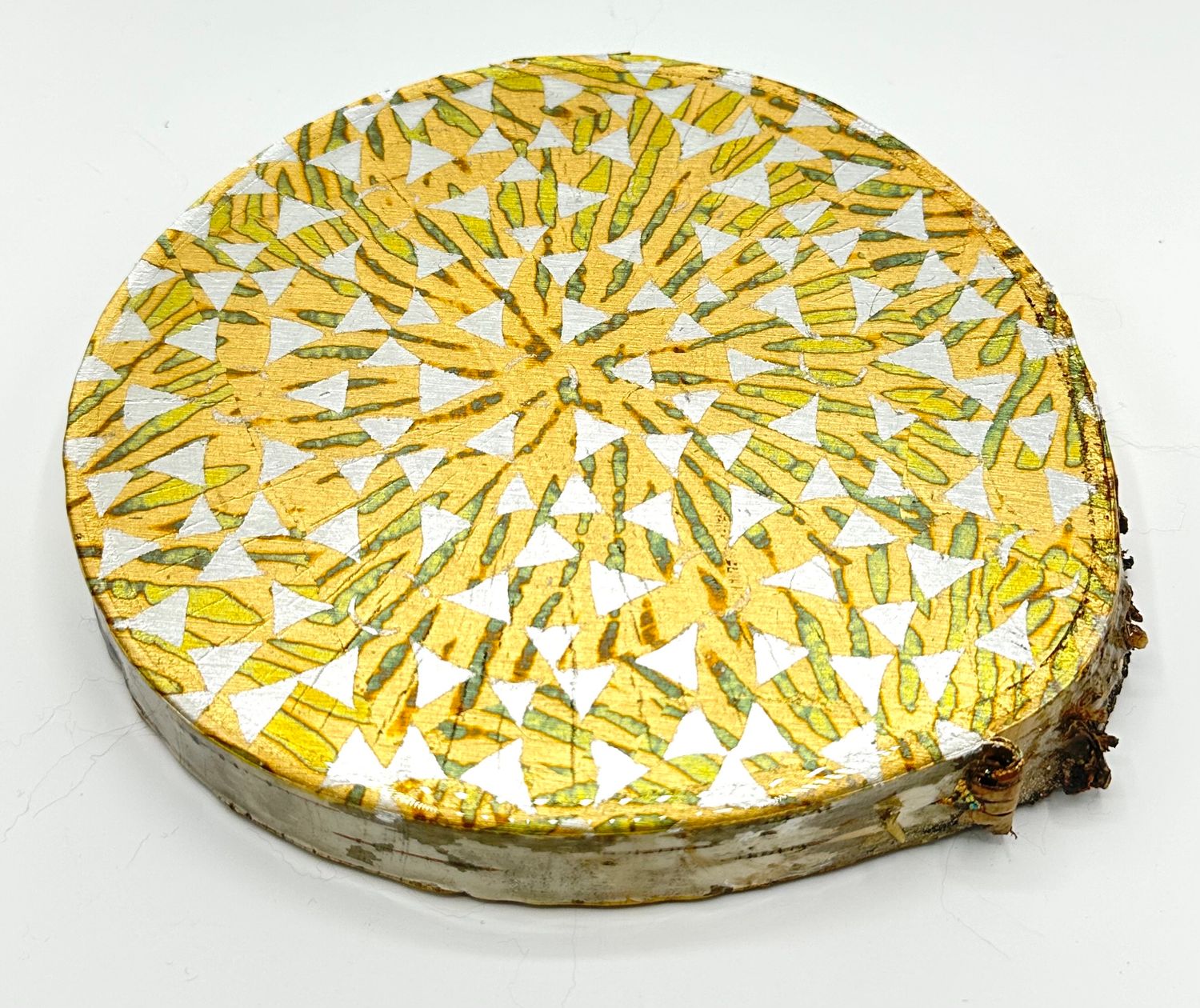 ”Gold Star” Birch Slice