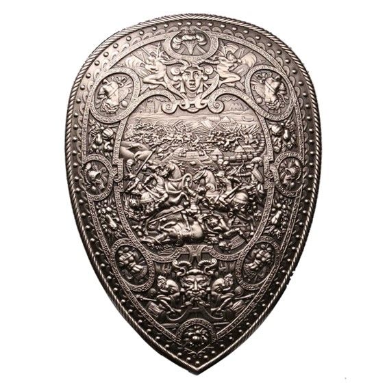 Komsco 2022 2oz Silver antiqued Henry shield