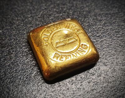 Golden West Refining 2oz 9999 gold ingot