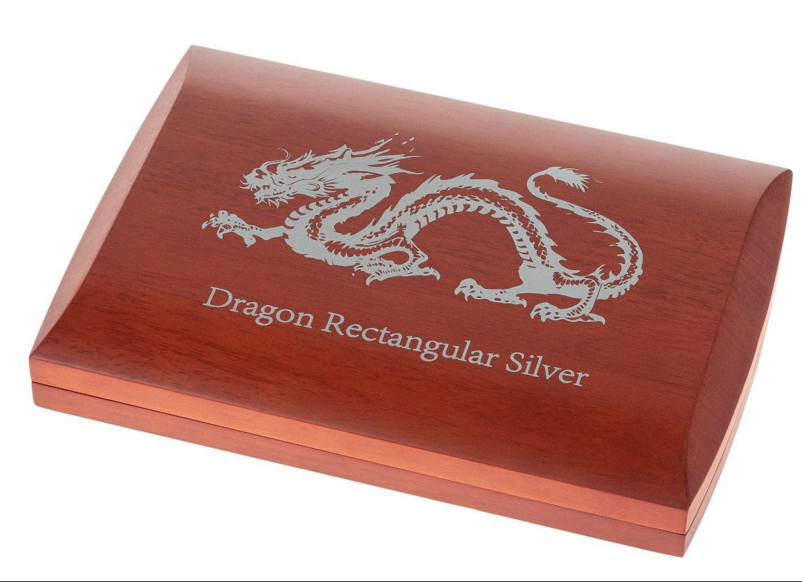 Case for Rectangular Dragon Series 12 x 1 Oz Silver bars