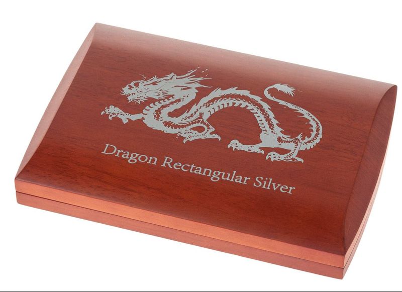 Case for Rectangular Dragon Series 12 x 1 Oz Silver bars