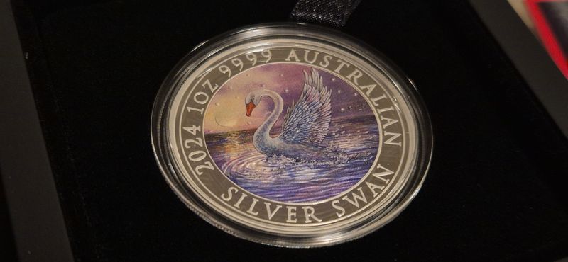 Perth Mint 2024 1oz Coloured Swan