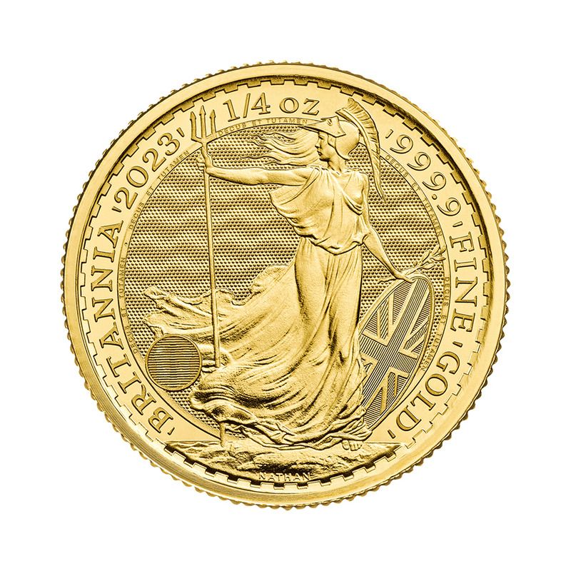 1/4oz The Royal Mint Britannia Fine Gold Coin – King Charles III Effigy 999.9