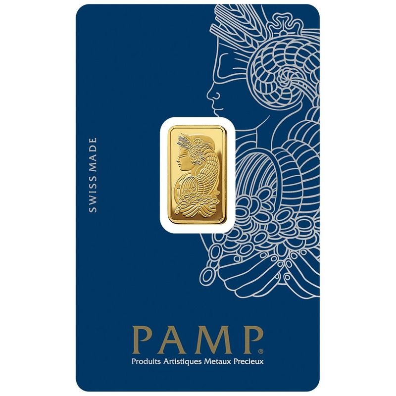 Pamp Suisse 5g gold Lady Fortuna bar