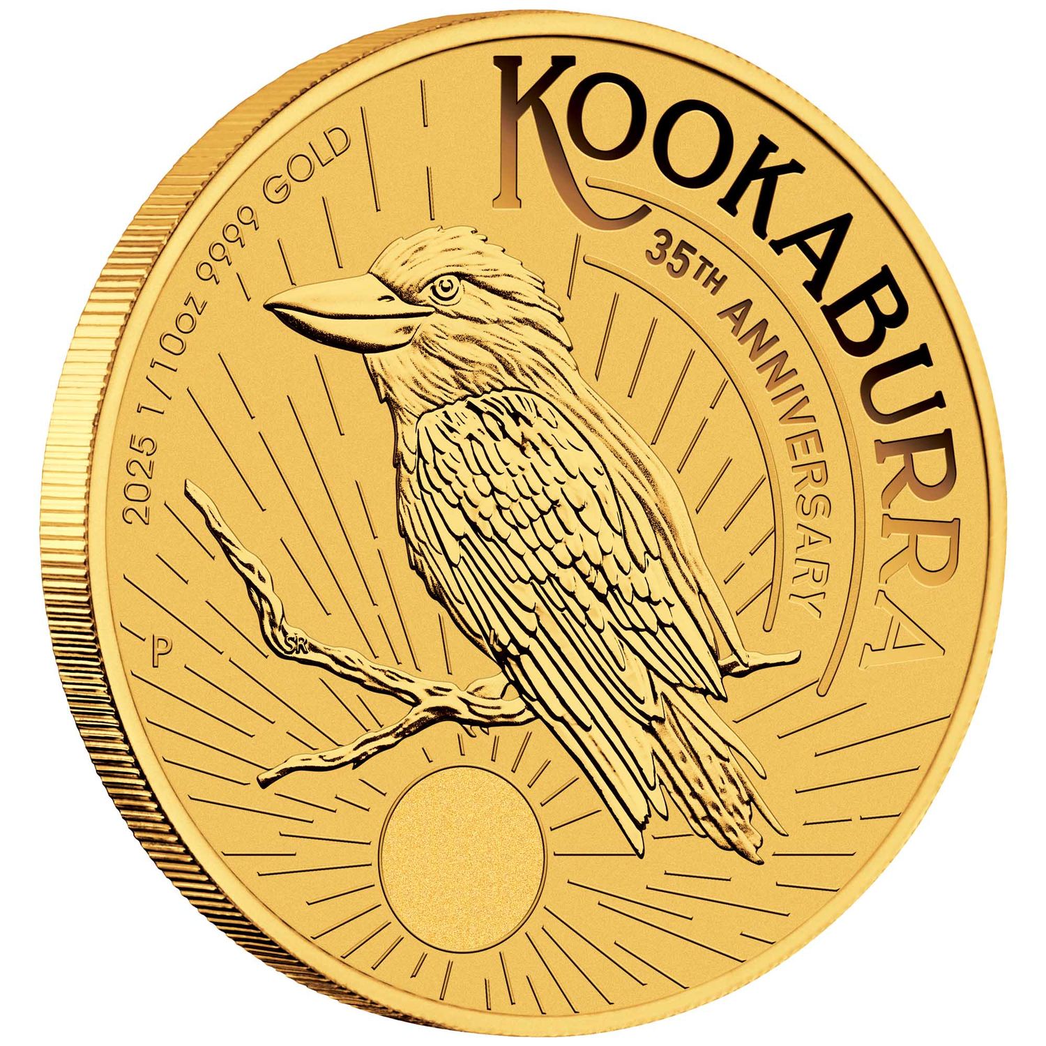 Perth Mint 2025 1/10oz Gold Kookaburra