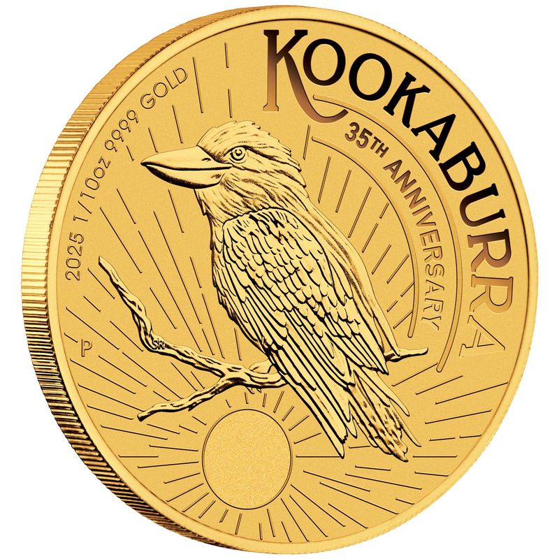 Perth Mint 2025 1/10oz Gold Kookaburra