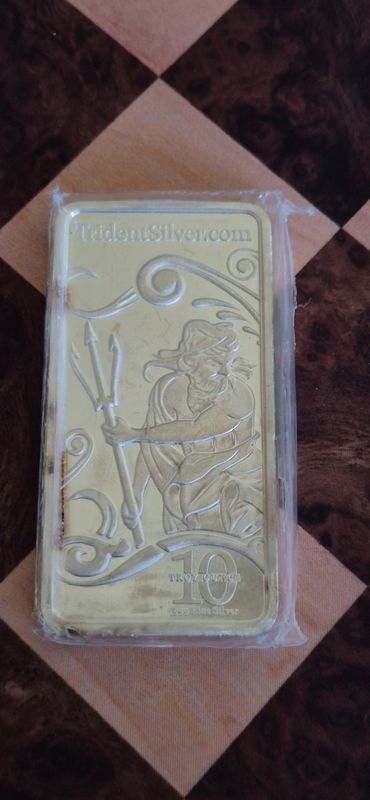 TridentSilver.com 10oz 999 Silver bar (secondary market)