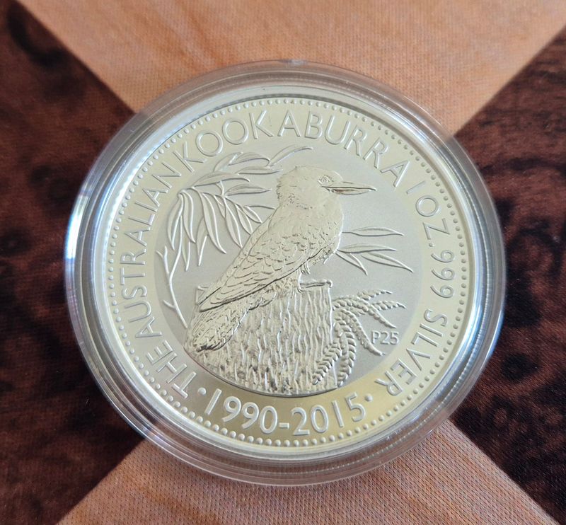 Perth Mint 2015 1oz Silver Anniversary Kookaburra