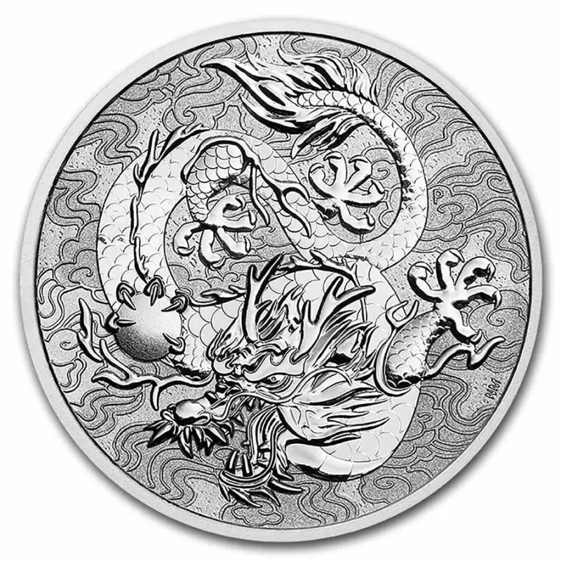 Chinese Myths and Legends 2021 Dragon 1oz Silver BU Coin