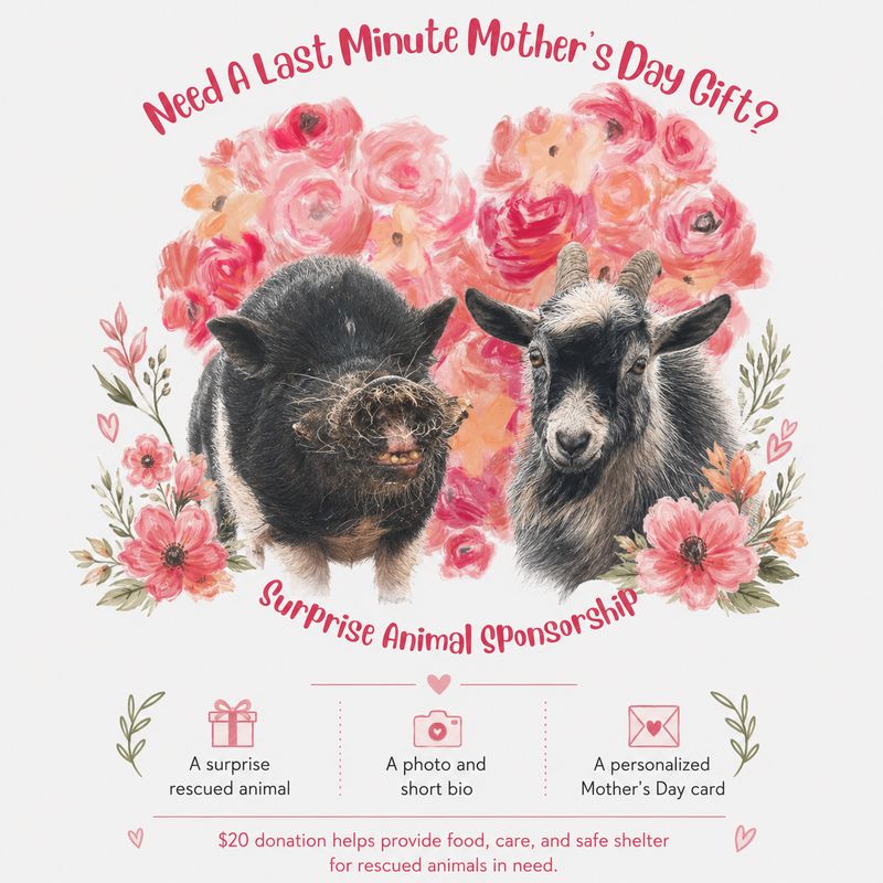 Mother’s Day Surprise Animal Sponsorship