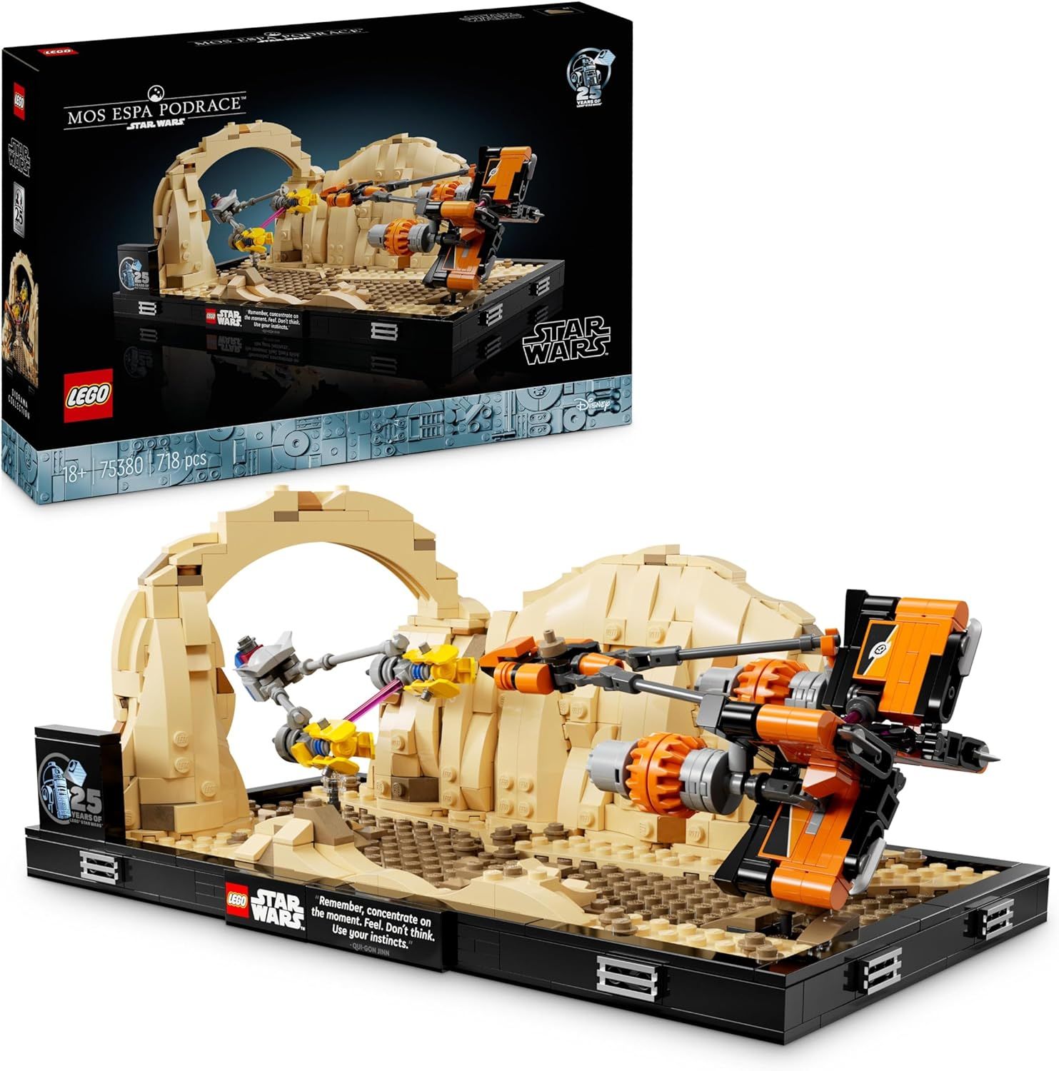 LEGO Star Wars Podrennen in Mos Espa – Diorama