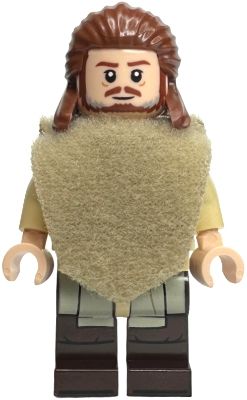 LEGO Qui-Gon Jinn - Poncho Minifigur