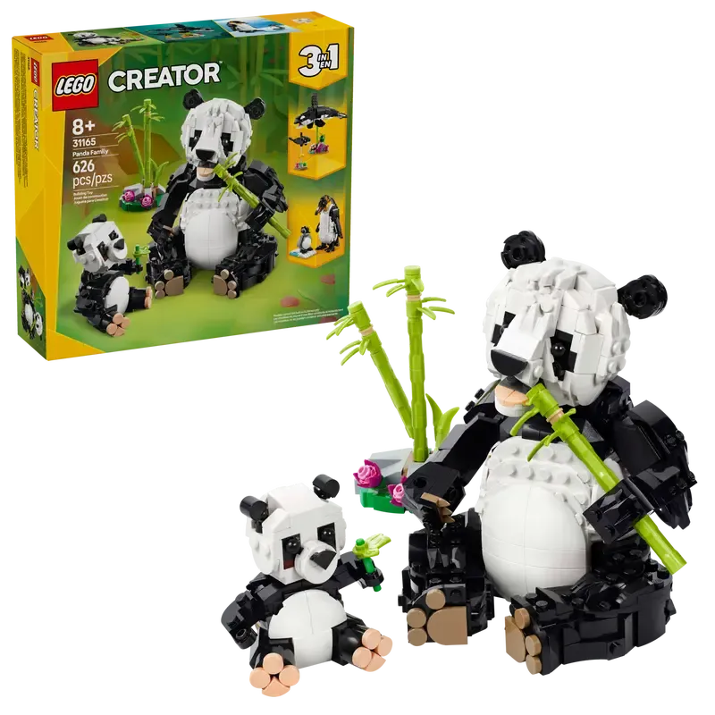 LEGO Wilde Tiere: Pandafamilie 31165