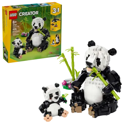 LEGO Wilde Tiere: Pandafamilie 31165