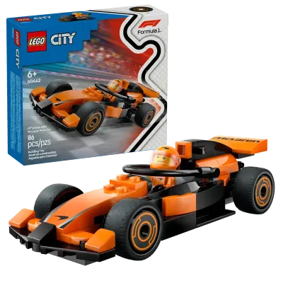 LEGO F1® Rennfahrer mit McLaren Rennauto 60442
