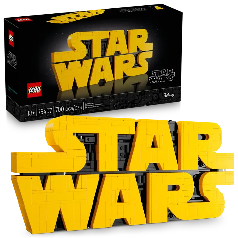 LEGO Star Wars™ Logo aus LEGO Steinen