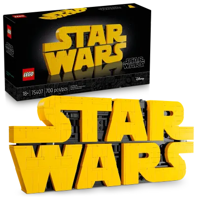 LEGO Star Wars™ Logo aus LEGO Steinen