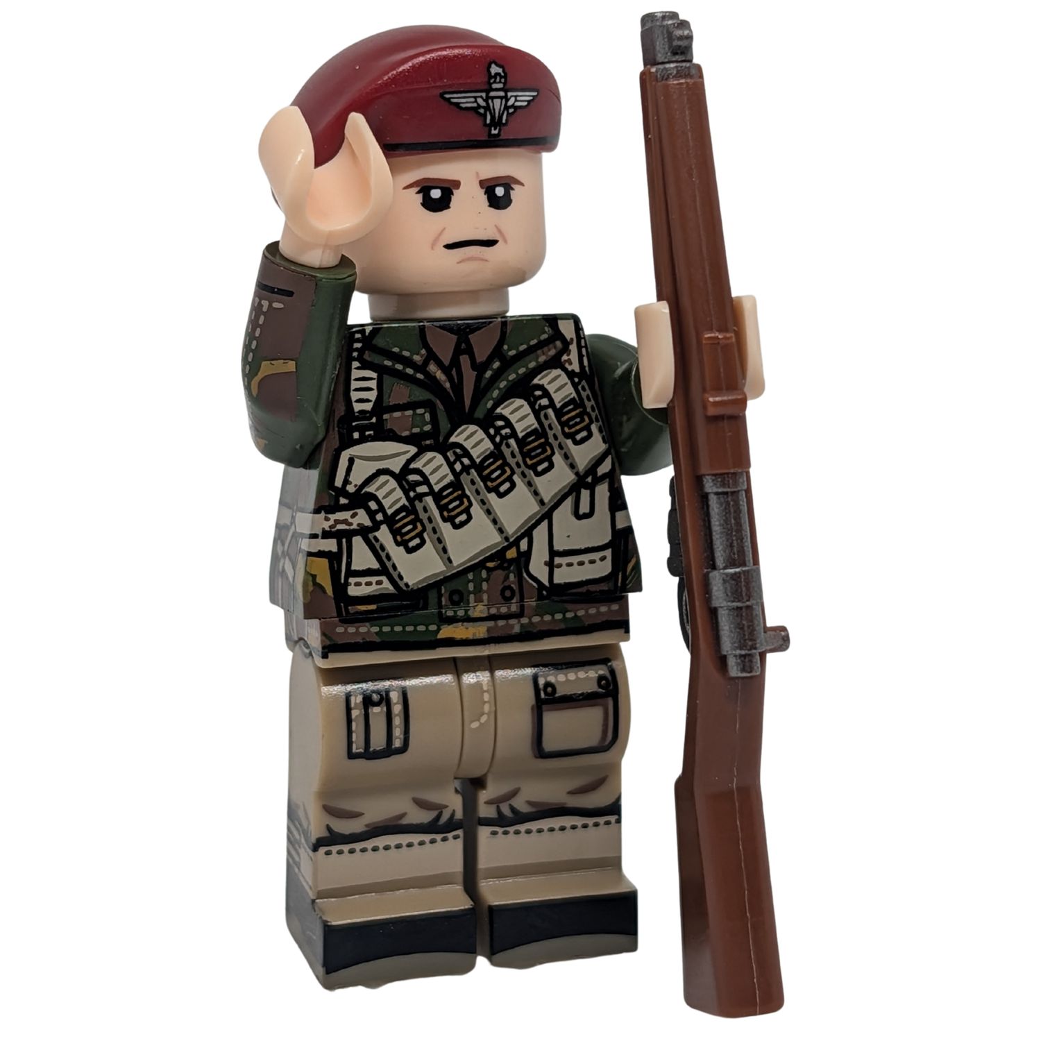 British Paratrooper with Webbing – Custom Minifigure