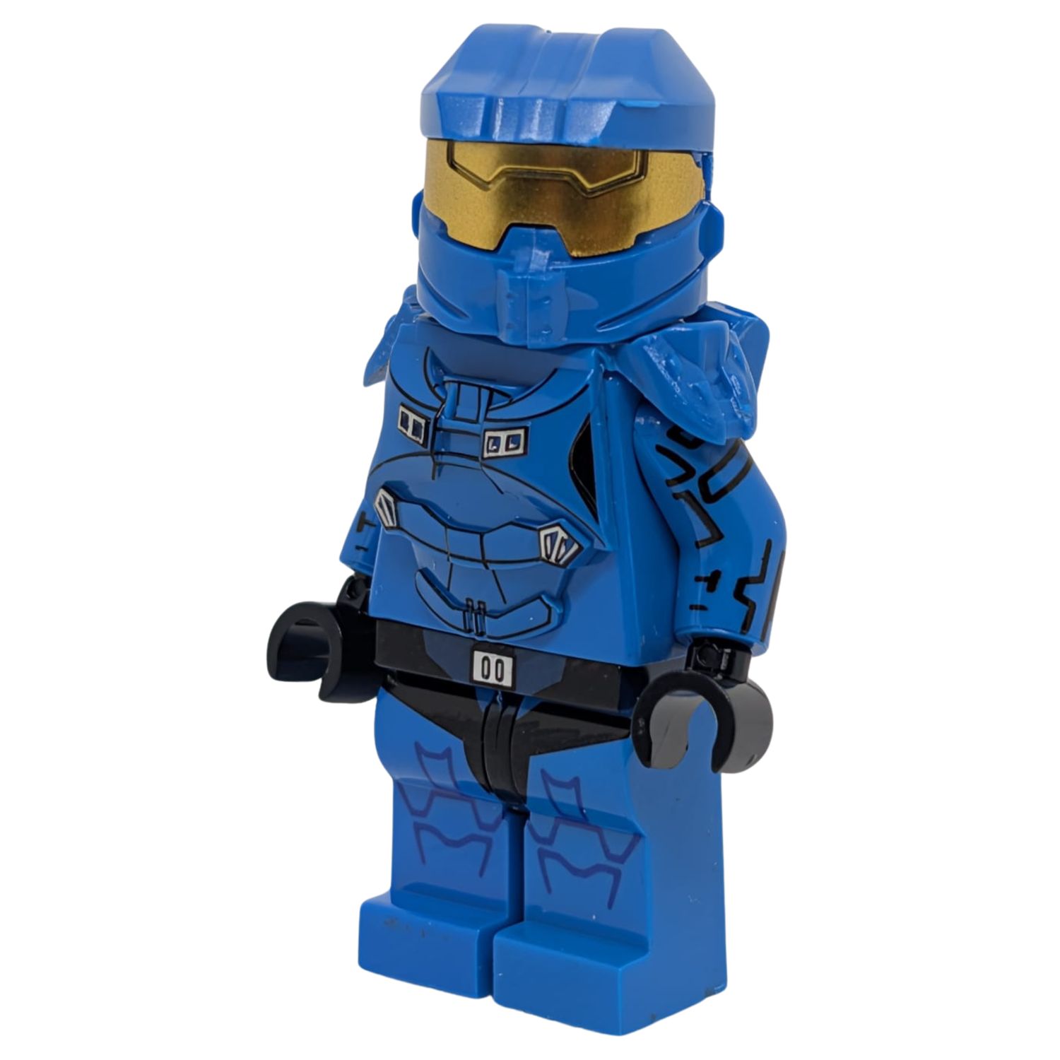 Halo Spartan (Blue Edition) Custom Figur