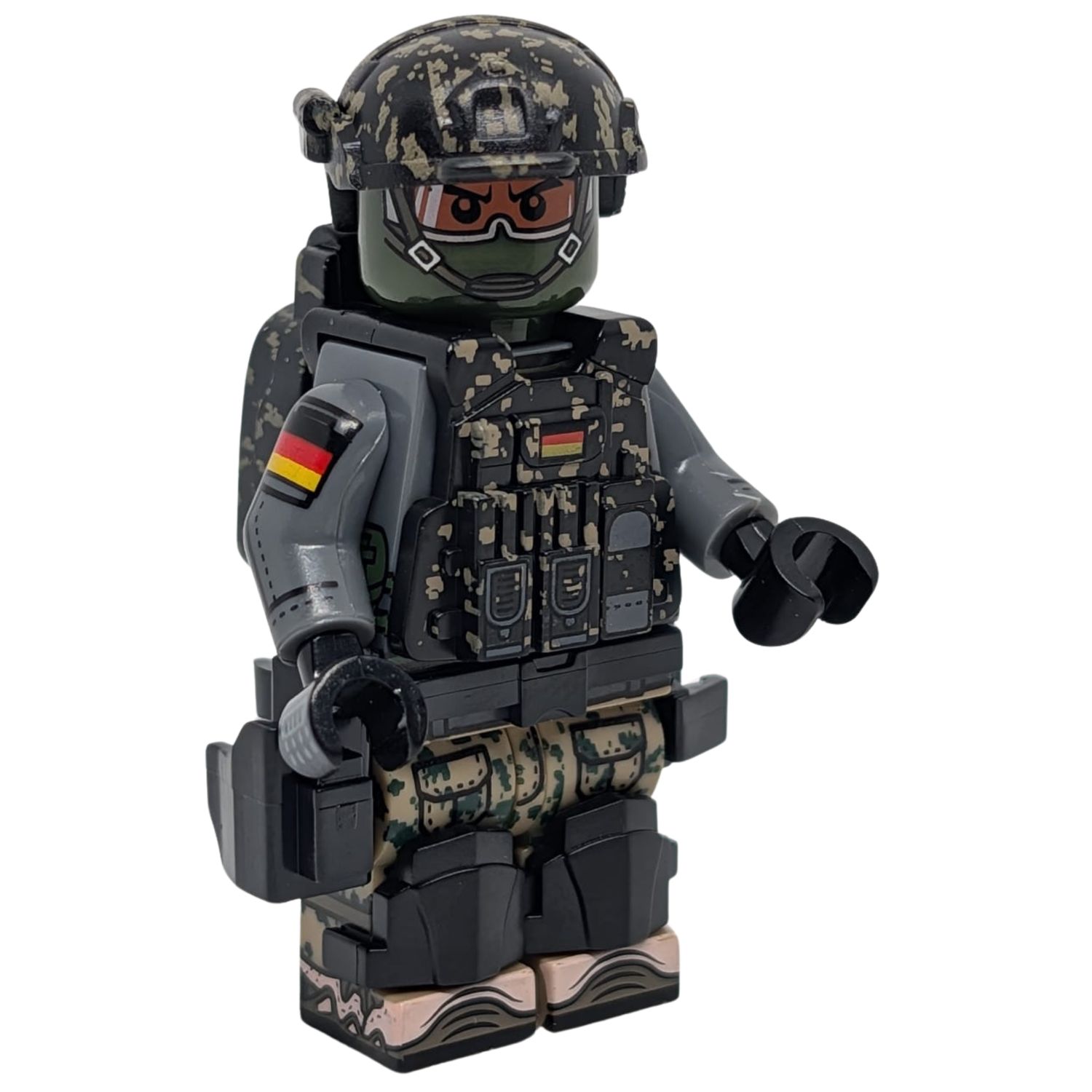 German Bundeswehr Soldier – Modern Custom Minifigure