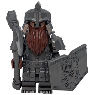 Dwarven Warrior – Fantasy Custom Minifigure