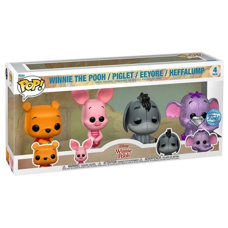 Funko Pop! Winnie the Pooh / Piglet / Eeyore / Heffalump 4 Pack
