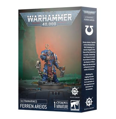 Warhammer 40K : Ultramarines - Captain Ferren Areios