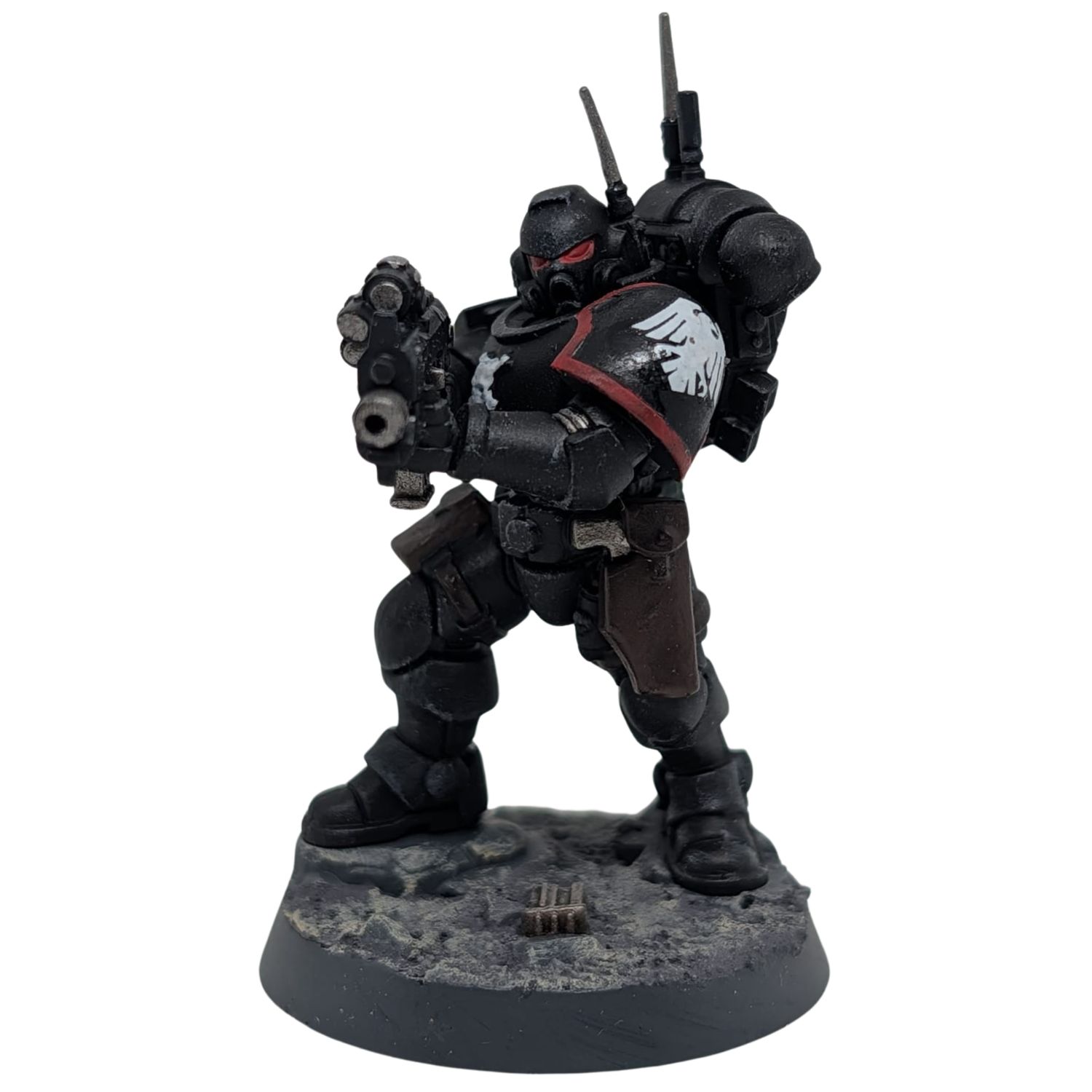 Warhammer Heroes – Raven Guard Space Marine (bemalt)