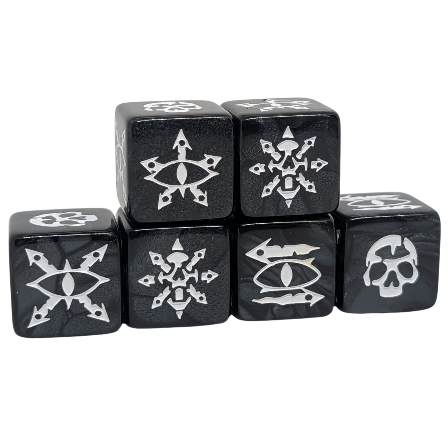 Warhammer Dice Set – Chaos Space Marines