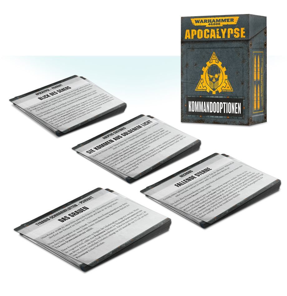 Warhammer 40K : Kommandooptionen für Apocalypse (DE)