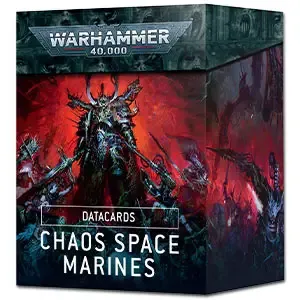 Warhammer 40K : Chaos Space Marines - Datakarten (DE)
