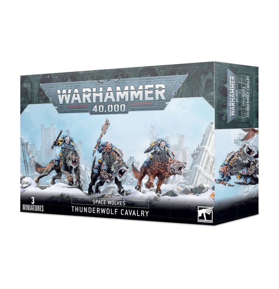 Warhammer 40K : Space Wolves - Thunderwolf Cavalry