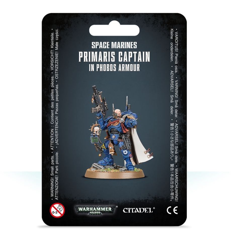 Warhammer 40K : Space Marines - Captain in Phobos Armour