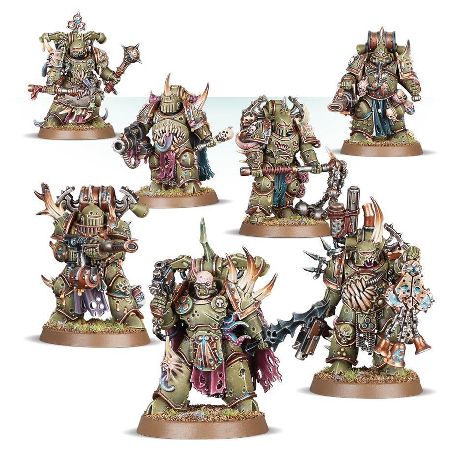 Warhammer 40K : Death Guard - Plague Marines