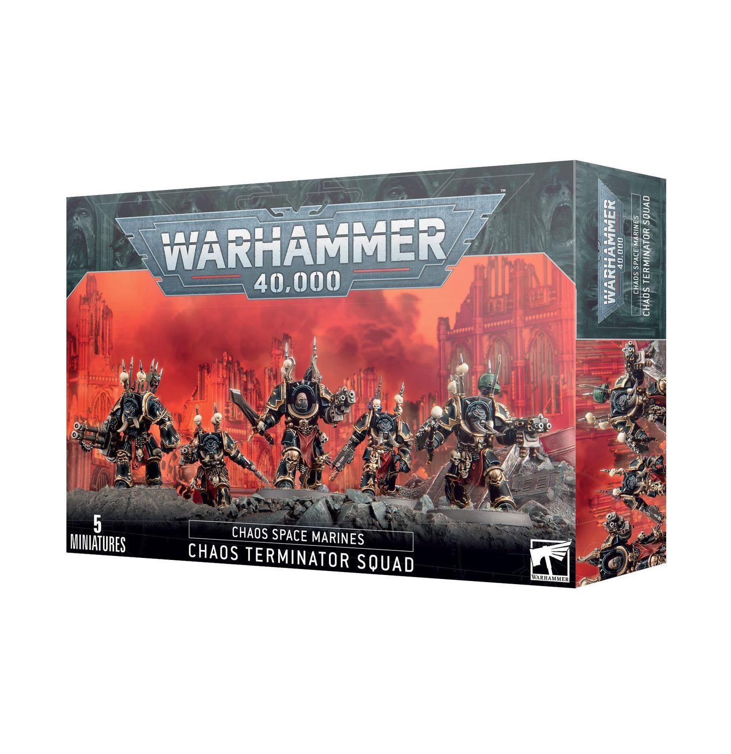 Warhammer 40K : Chaos Space Marines - Chaos Terminator Squad