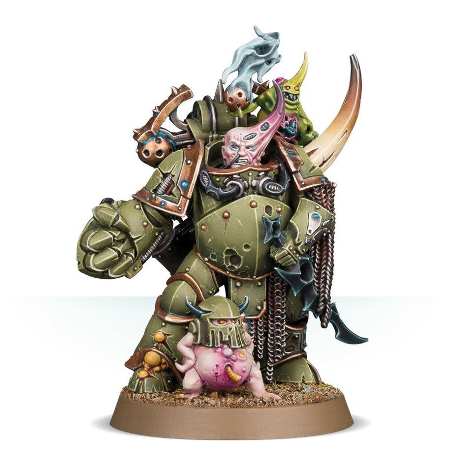 Warhammer 40K : Death Guard - Plague Marine Champion